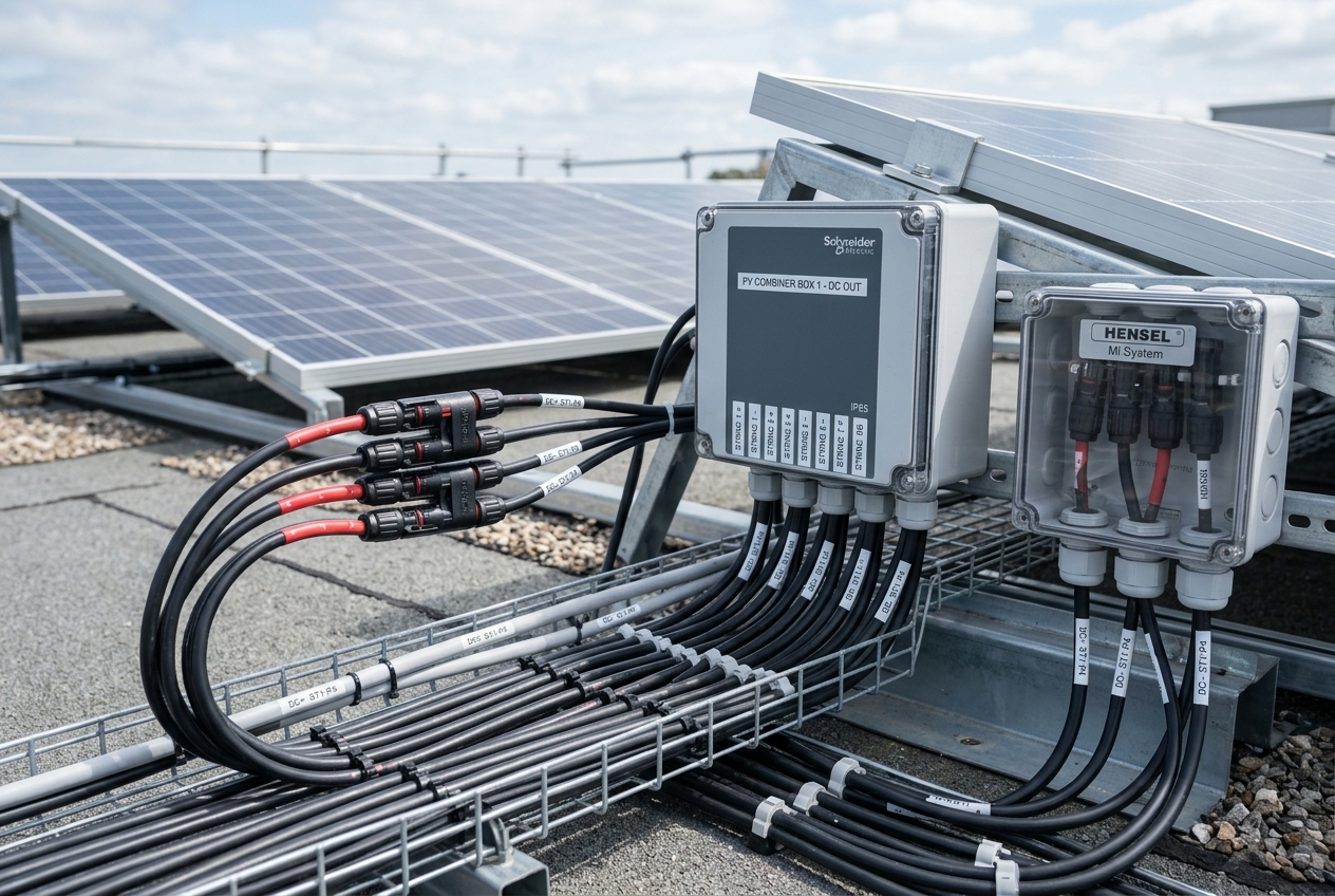 Solar BOS Materials Explained: Mounting Structures, DC Cables, Earthing & Surge Protection for Kerala