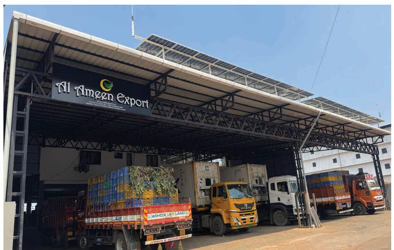 Al Ameen Exports - 80 kW Solar Installation